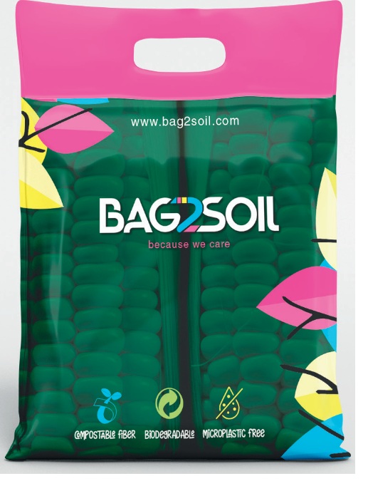Bag2Soil Die-Cut Handle Bag